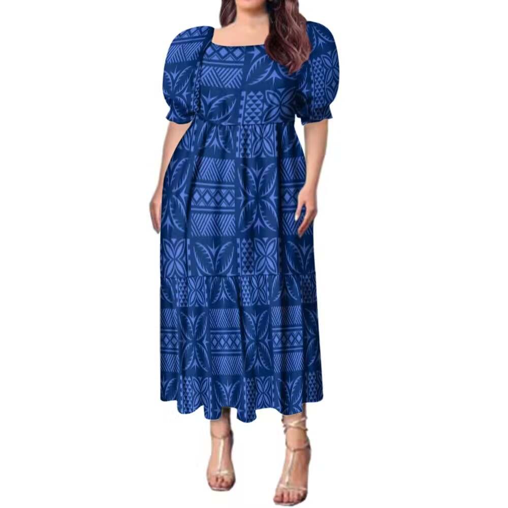 PRE-ORDER ONLY! MADE ON DEMAND. 4 WEEK LEAD TIME - MANAIA MAXI DRESS (BLUE)