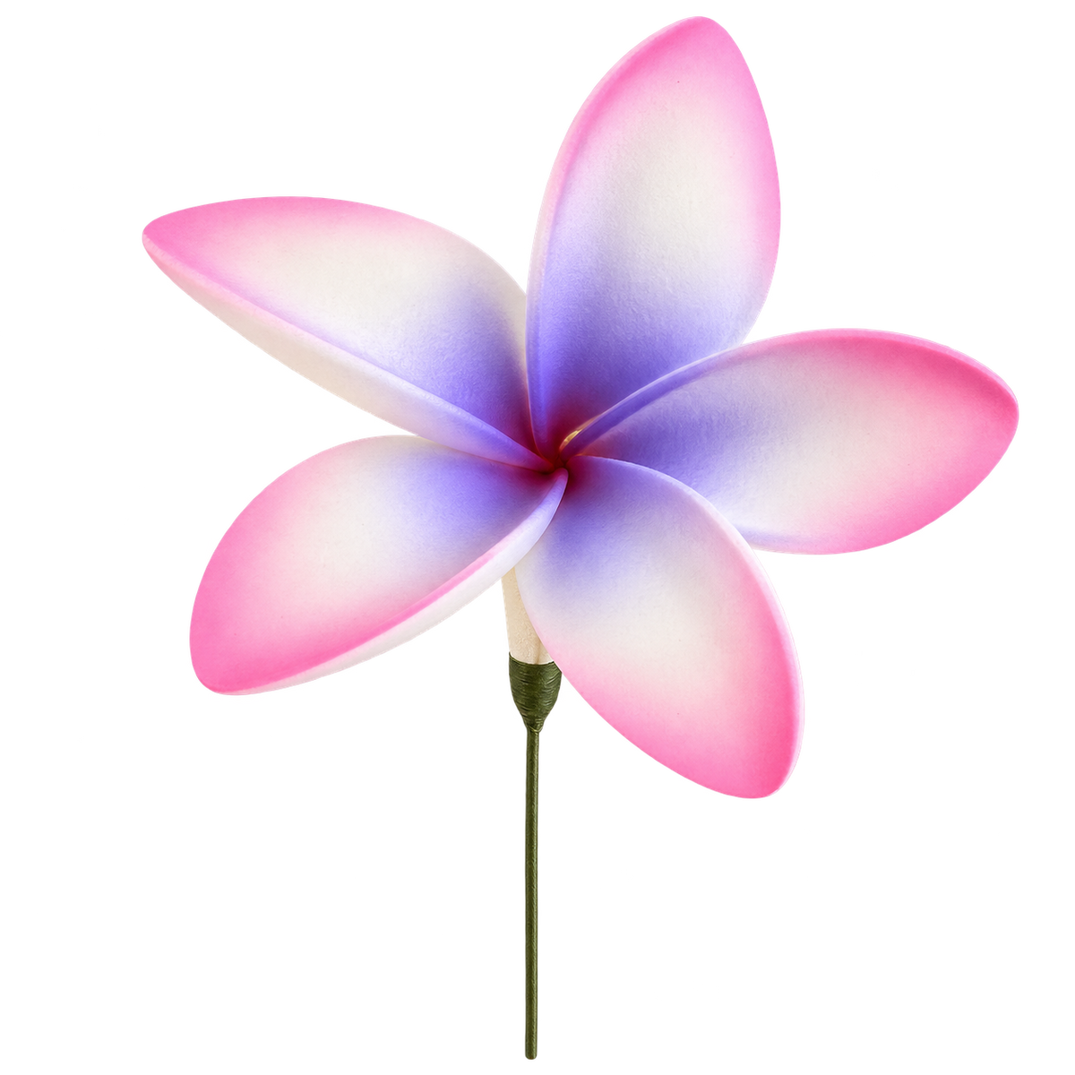 Pink/Purple Plumeria Sei - 4" (Earpiece)
