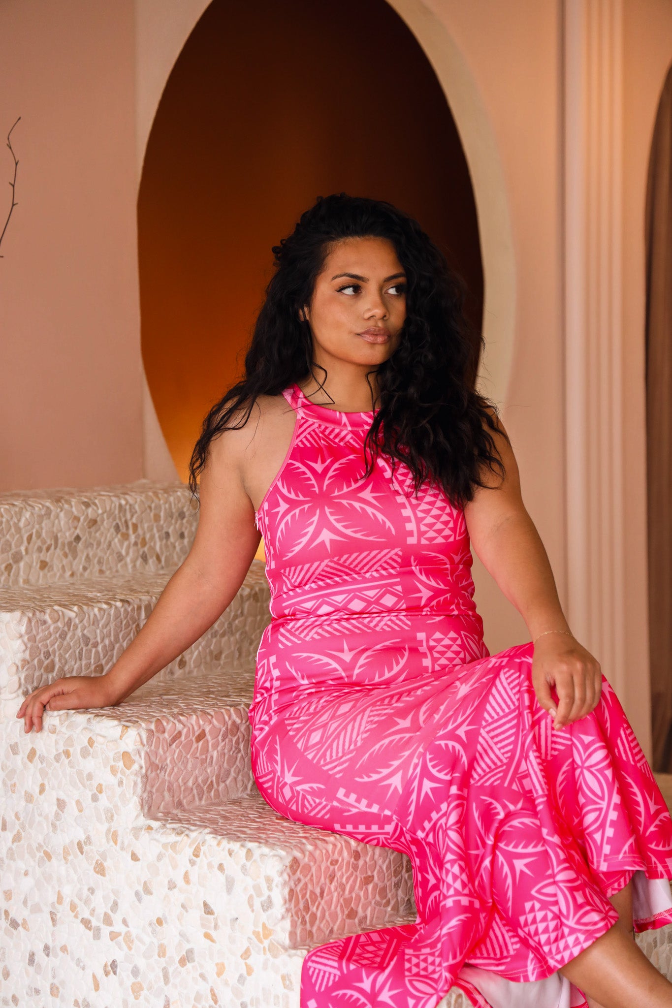 MANAMEA MERMAID DRESS PINK