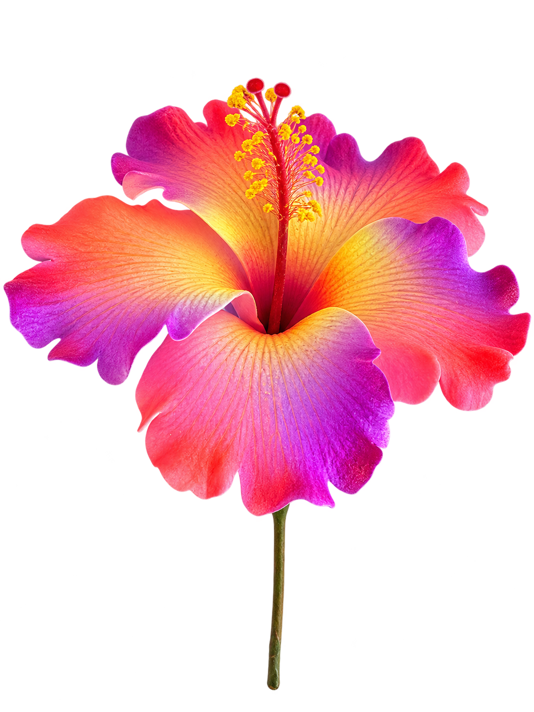 Sunset Hibiscus Sei - 4.5" (Earpiece)