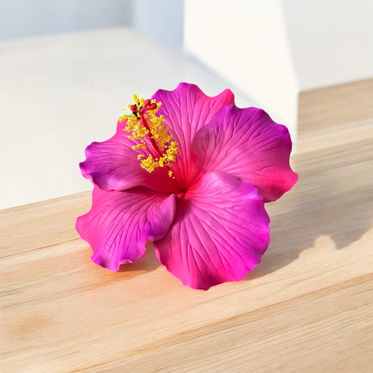 Purple/Pink Hibiscus Sei - 4.5" (Earpiece)