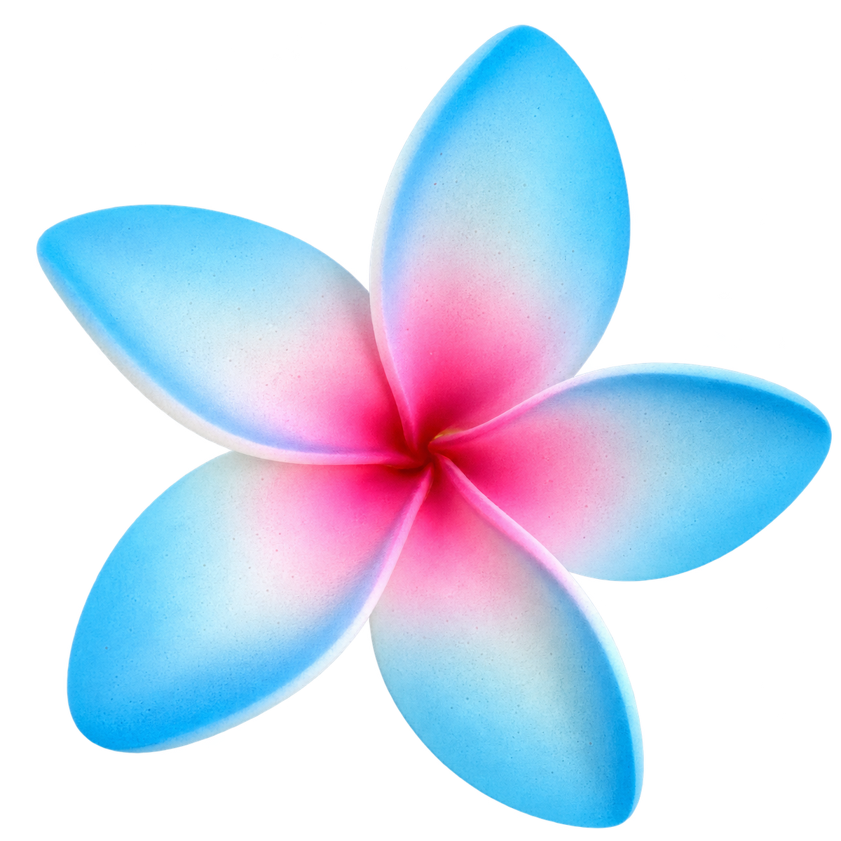 Blue/Pink Plumeria Sei - 4" (Earpiece)