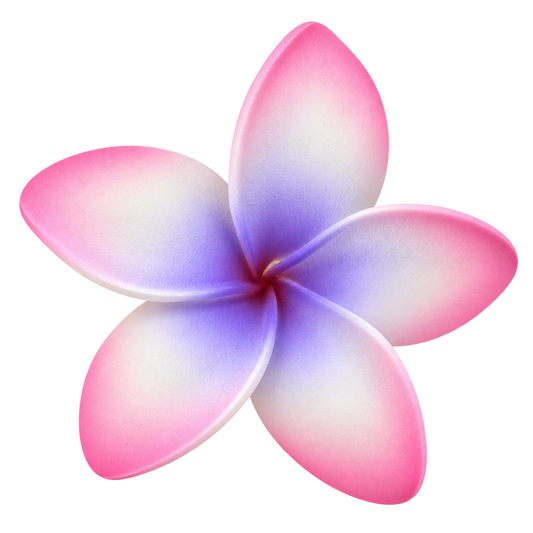 Pink/Purple Plumeria Sei - 4" (Earpiece)