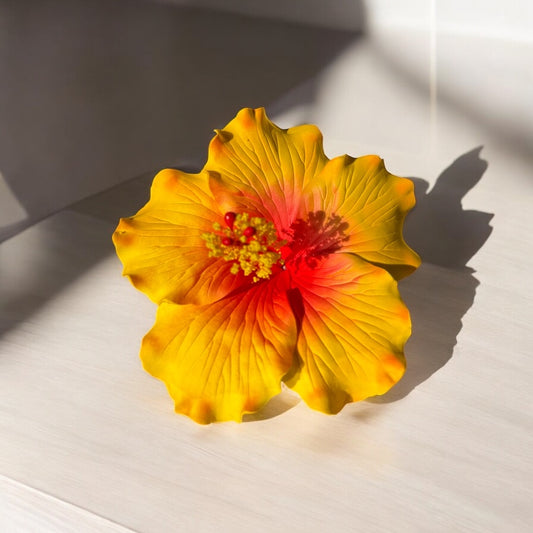 Yellow Hibiscus Sei - 4.5" (Earpiece)